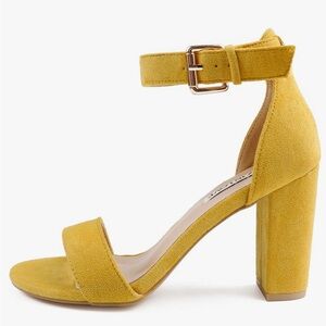 JOY IN LOVE Womens 3.5" Chunky Block High Heels